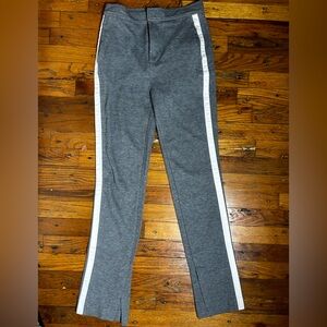 Rag & Bone Gray Joggers with White Stripe